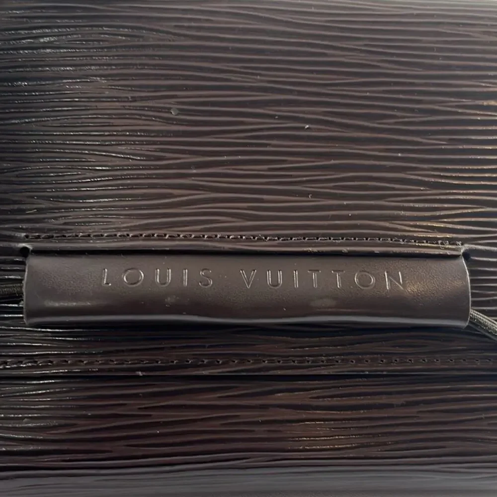 Louis‎ Vuitton Brown Elastique Epi Leather Wallet